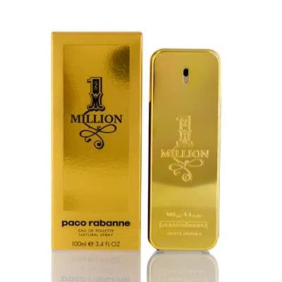 Rabanne Paco  1 Million Men Eau De Toilette Spray Mini 3.3 oz (100 Ml) In Gold