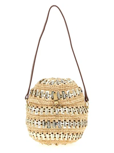Rabanne Paco  '1969 Ball' Handbag In Neutral