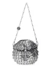 Rabanne Paco  '1969 Ball' Handbag In Silver