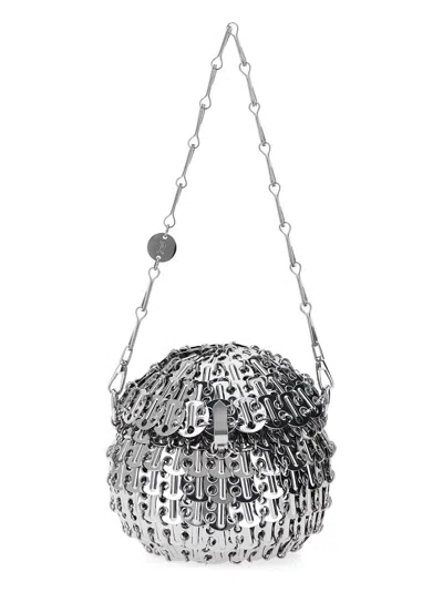 Rabanne Paco  '1969 Ball' Handbag In Silver