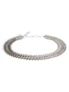 Rabanne Chainmail Adjustable Belt In White
