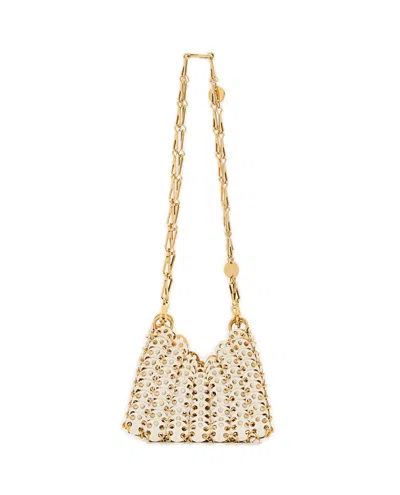 Rabanne Paco  1969 Chainmail Open Top Shoulder Bag In Gold