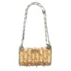 Rabanne 1969 Nano Crystal Resin Shoulder Bag In Yellow