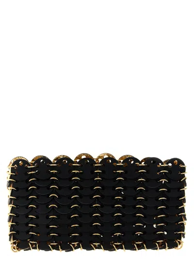 Rabanne Paco  1969 Nano Flip Shoulder Bag In Black