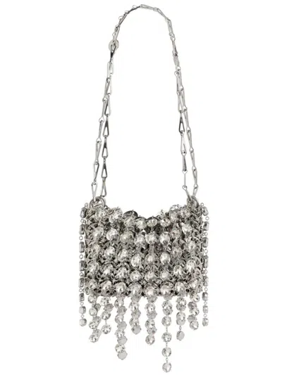 Rabanne Paco  1969 Nano Handbag In Silver