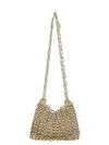 Rabanne 1969 Nano Metal Shoulder Bag In Gold