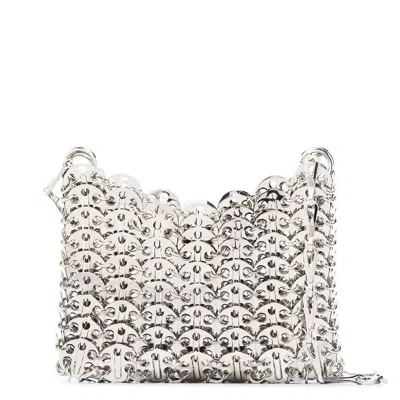 Rabanne Paco  1969 Nano Shoulder Bag In Silver