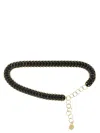 Rabanne Paco  '1969' Reversible Belt In Black