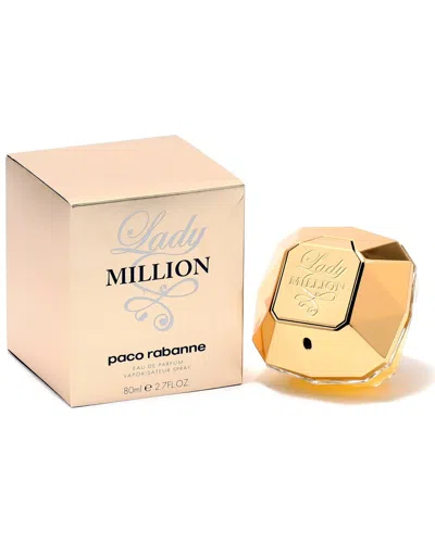 Rabanne Paco  2.7oz Lady Million Edp Spray In Gold