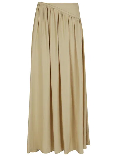 RABANNE PACO RABANNE ANKLE-LENGTH VISCOSE TWILL SKIRT