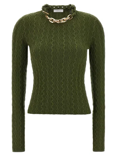 Rabanne Paco  Bicolor Wool Women's Cardigan