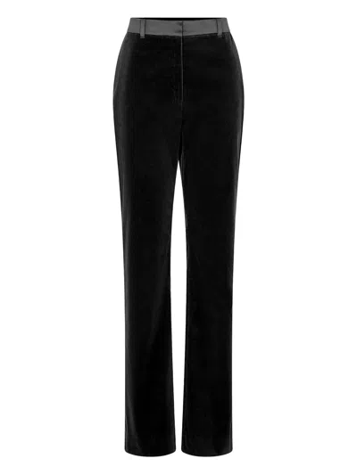 Rabanne Paco  Black Cotton Polyester Elastane Pants