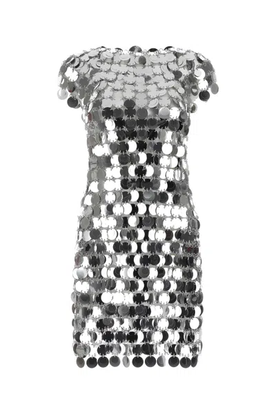 Rabanne Paco  Black Maxi Sequins Mini Dress