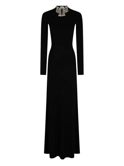Rabanne Paco  Black Viscose Polyamide Dress