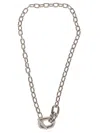 Rabanne Paco  Bold Silver Chain Necklace
