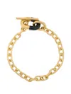 Rabanne Chain-link Metal Bracelet In Transparent