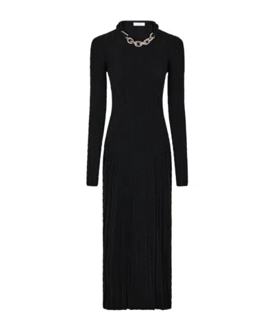 Rabanne Chain-detail Dress In Black
