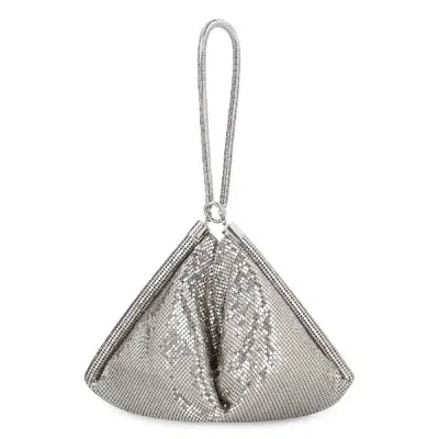 Rabanne Paco  Chainmail Pocket Bag In Silver