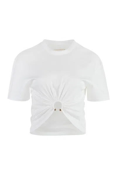 RABANNE PACO RABANNE COTTON CREW-NECK T-SHIRT