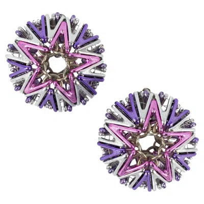 Pre-owned Rabanne Paco  Earrings Haute Couture Winter 1994 In Multi