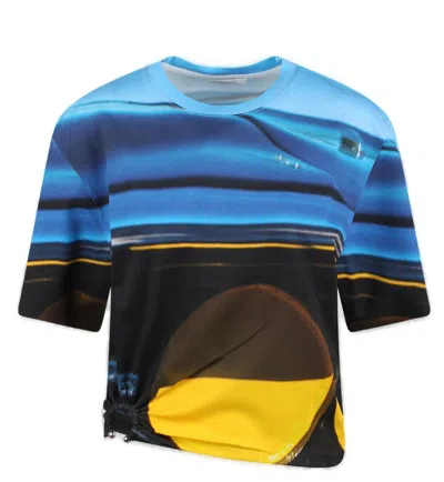 Rabanne Multicolor Piercing Fast Cars T-shirt