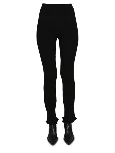 Rabanne Paco  Flare Leggings In Black
