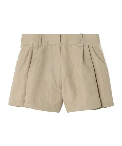 Rabanne Paco  Fringed Detail Frange Shorts In Brown