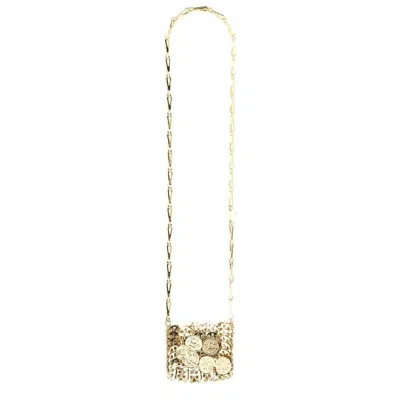 Rabanne Paco  Gold 1969 Medals Micro Bag