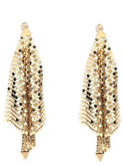 Rabanne Gold Chainmail Earrings