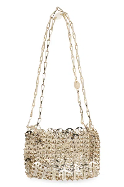 Rabanne Paco  Gold Metal 1969 Nano Shoulder Bag