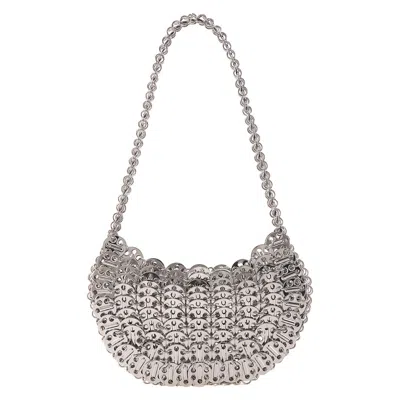 Rabanne Paco  Iconic 1969 Moon Bag Silver