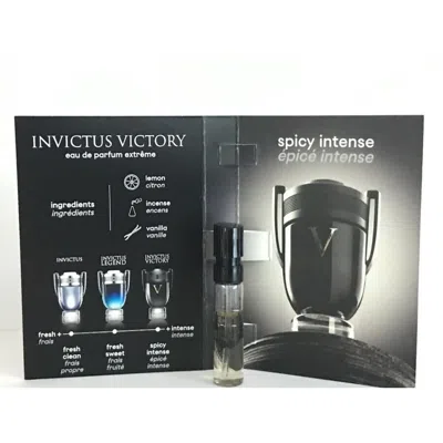 Rabanne Paco  Invictus Victory 0.05 Eau De Parfum Extreme Spray Vial For Men