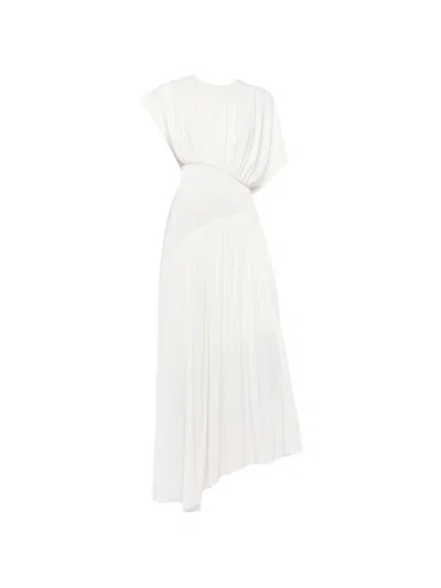 Rabanne Paco  Ivory Viscose Polyamide Elastane Dress In White