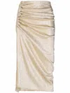 Rabanne Jupe Long Skirt In Grey