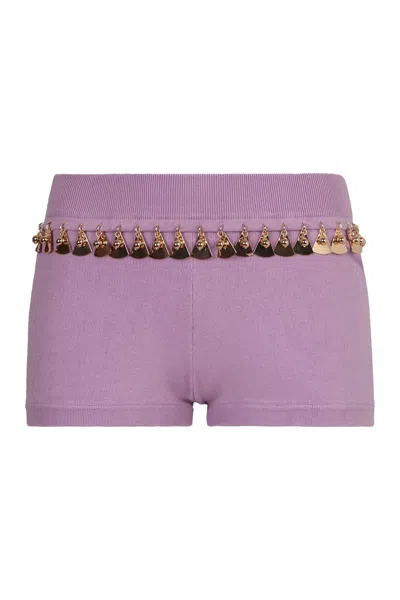 RABANNE PACO RABANNE KNITTED SHORTS