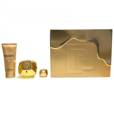 Rabanne Paco  Ladies Lady Million Gift Set Fragrances 3349668575619 In Multi
