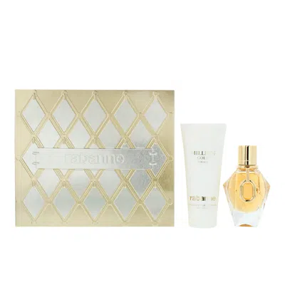 Rabanne Paco  Ladies Million Gold Gift Set Fragrances 3349668642748
