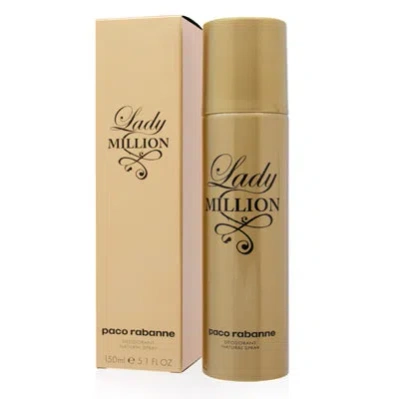 Rabanne Paco  Lady Million Deodorant Spray In Gold
