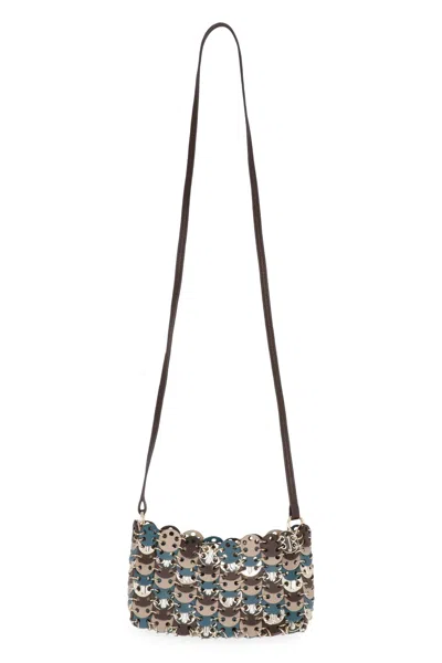 Rabanne Paco  Leather Crossbody Bag