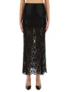 Rabanne Stretch Lace Skirt