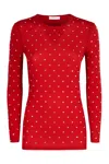Rabanne Long Sleeve Round Neck T-shirt