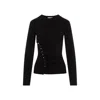 Rabanne Ruched Design Long Sleeves Top
