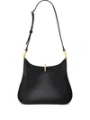 Rabanne Paco  Medium Leather Shoulder Bag With Ring