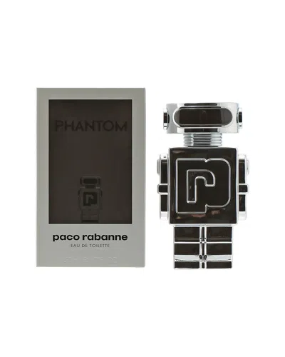 Rabanne Paco  Men's 1.7oz Phantom 1.7 Eau De Toilette Spray In Transparent