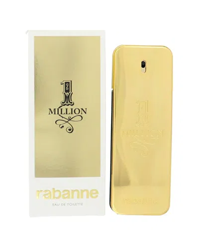 Rabanne Paco  Men's 3.4oz 1 Million Edt Spray In Gold