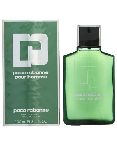 Rabanne Paco  Men's 3.4oz Edt Spray In Transparent
