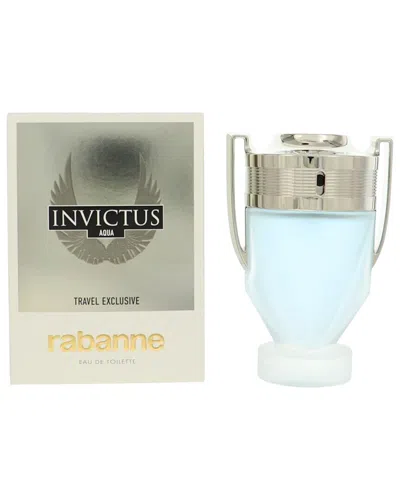 Rabanne Paco  Men's 3.4oz Invictus Aqua Edt Spray In Blue