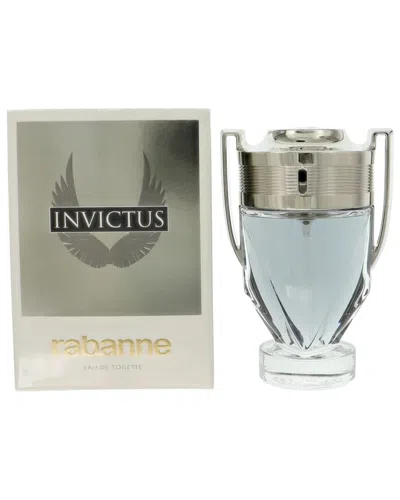 Rabanne Paco  Men's 3.4oz Invictus Edt Spray In Transparent