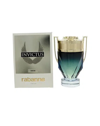 Rabanne Paco  Men's 3.4oz Invictus Parfum Spray In Transparent