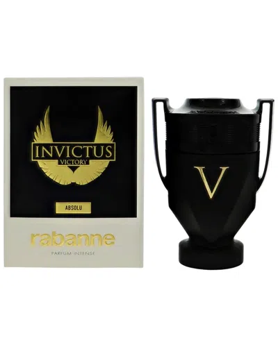 Rabanne Paco  Men's 3.4oz Invictus Victory Absolu Parfum Intense Spray In Black
